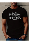 Erkek Jehova Baskılı Süprem T-shirt