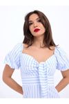 5948 ELBİSE-LOS ANGELES ÇİZGİLİ