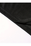 Baskılı Oversize Bisiklet Yaka T-shirt - Siyah