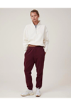 Oversize Yarım Farmuarlı Yakalı Basic SweatShirt - Beyaz