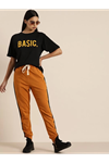 Baskılı T-shirt - Siyah