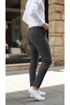 Erkek Slim Fit Likralı Gabardin Pantolon
