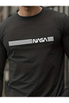 Erkek Uzun Kollu Bisiklet Yaka Viskon Sweat
