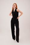 Premium Model Oturtmalı Siyah Pantolon