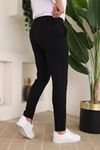 Erkek Slim Fit Likralı Bilek Boy Dilli Kumaş Pantolon