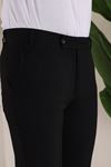 Erkek Slim Fit Likralı Bilek Boy Dilli Kumaş Pantolon