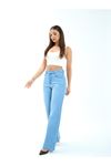 7044 KOT PANTOLON-MAVİ