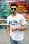 Erkek Boston Baskılı Süprem T-shirt