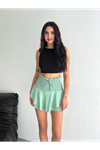 Ayrobin Şortlu Etek - Su Yeşili