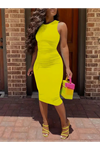 Kadın Bodycon Midi Boy Dalgıç Elbise