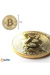 TBL Dekor® Bitcoin Madeni Hatıra Parası Madeni Bitcoin Hediye Sikke Para