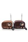 Ahşap Retro Radyo