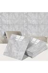 Gri Mermer Desen Duvar Sticker (30x30)