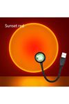 Taşınabilir USB Sunset Gün Batımı Ambiyans Işığı Lamba