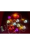2 Metre 10 Led Pilli 2 Kademeli Parlak Top Led