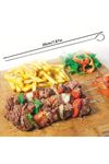 10'lu Paslanmaz Çelik Şiş Seti (20 cm) - Airfryer &amp; Mangal