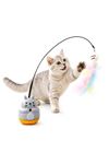 Kedi Şekilli Dönen Peluş Balıklı Olta Oyuncağı
