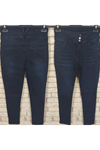 Yüksek Bel Likralı Jean Pantolon 90 Cm