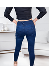 Yüksek Bel Likralı Jean Pantolon 90 Cm