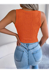Kadın Askılı Bisiklet Yaka Güpüs Dekolteli Triko Crop Bluz