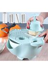 Çok Fonksiyonlu Salata Aparatı - Süzgeçli Doğrayıcı Kase