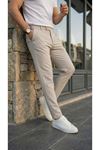 Erkek Slim Fit Dilli Kumaş Pantolon