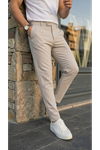 Erkek Slim Fit Dilli Kumaş Pantolon