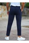 Erkek Cepli Slimfit Atlas Pantolon
