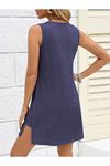 Kadın Askılı V Yakalı Yandan Yırtmaçlı Viskon Kumaş Tunik Ve şort Ikili Takım