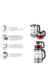 Sinbo 2'si 1 Arada Çaycı - Kettle - 2.0L + 1.2L Kapasite - Cam Gövde