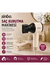 Sinbo Saç Kurutma Makinesi - Pembe Renk - 3 Kademeli Hız ve Sıcaklık