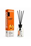 Amber Glow Bambu Çubuklu Oda Kokusu - 110 ml - Cam Şişe