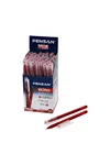 Tükenmez Kalem - Kırmızı Renk - 1.0 mm Medium Uç
