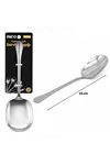 Metal Servis Kaşığı - 25 cm - Krom Renk