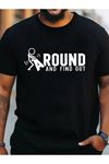 Erkek Around Baskılı Süprem T-shirt
