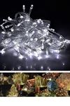 TBL Dekor® 100 Ledli 8 Fonksiyonlu 10 Metre Led Aydınlatma Dekor Lambası (beyaz)
