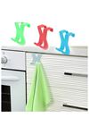 TBL Dekor® Hang it Pratik Kolay Taşımabilir Havlupan 2 Kancalı Banyo Askısı
