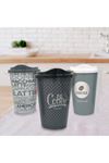 TBL Dekor® 3 Adet Kahve Bardağı Seti Dekoratif Plastik Kahve Muhafaza Bardağı