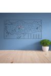 Yazılabilir Türkiye Haritası Manyetik Duvar Stickerı 110 x 56 cm