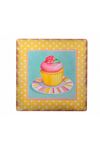 TBL Dekor® Decotown Duvar Panosu 40*40 Cup Cake Muffin Motifli Duvar Süsü