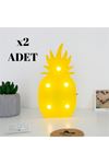 TBL Dekor® Ananas Şeklinde Ledli Dekoratif Eğlenceli Çocuk Gece Lambası