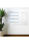 TBL Dekor® Haftalık Planlayıcı Manyetik Duvar Stickerı Takvim 56 cm x 70 cm