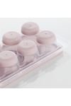 TBL Dekor® 12li Kapaklı Yapışmaz Silikon Tabanlı Plastik Küp Buz Kalıbı