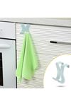 TBL Dekor® Mutfak Banyo Dolap Kapağına Takılan Meta Havlu Askılığı Aparatı