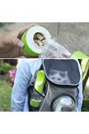 TBL Dekor® Taşınabilir Mama Hazneli Evcil Hayvan Suluğu Seyahat Kabı Kilitlenebilen Su Sızdırmaz 380ML