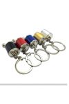 TBL Dekor® Hareketli Araba Vites Anahtarlık Altı Hız Manuel Vites Dişli Shifter Topuzu Metal Anahtarlık