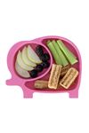 TBL Dekor® Bebek ve Çocuk için Sevimli Fil Model Desenli Yemek Bebek Mama Kabı Bölmeli Tabak