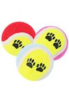 TBL Dekor®  3lü Renkli Desenli Tenis Topu Kedi Köpek Oyuncağı
