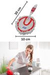 TBL Dekor® Mikrofiber Duster Toz Leke Kir Alıcı Temizleyici Tutacaklı Temizlik Bezi Aparatı Malzemesi