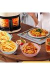 TBL Dekor® Renkli Isıya Dayanıklı Yıkanılabilir Silikon Fırın Ve Airfryer Yuvarlak Pişirme Matı 20 Cm